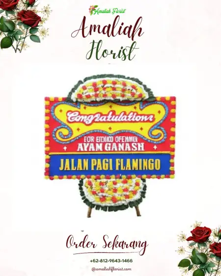 Sewa Papan Bunga Waruruma